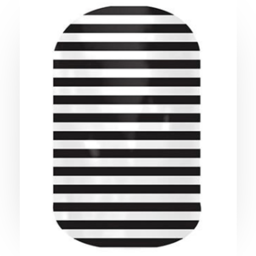 Jamberry “Black & White Skinny (Matte)”